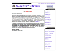 Tablet Screenshot of katzeyeoptics.com